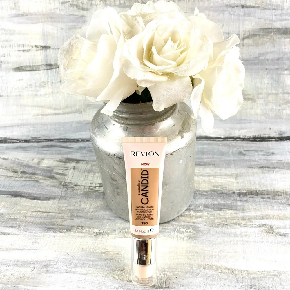 NEW Revlon Foundation PhotoReady Candid Natural Finish Anti-Pollution Base N.Tan